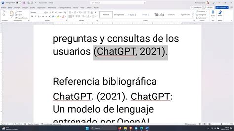 Cómo citar ChatGPT